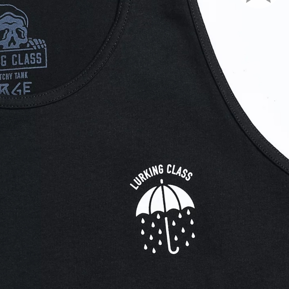 NWOT! Sketchy Tank Lurking Class When It Rains It Pours Tank Top Unisex